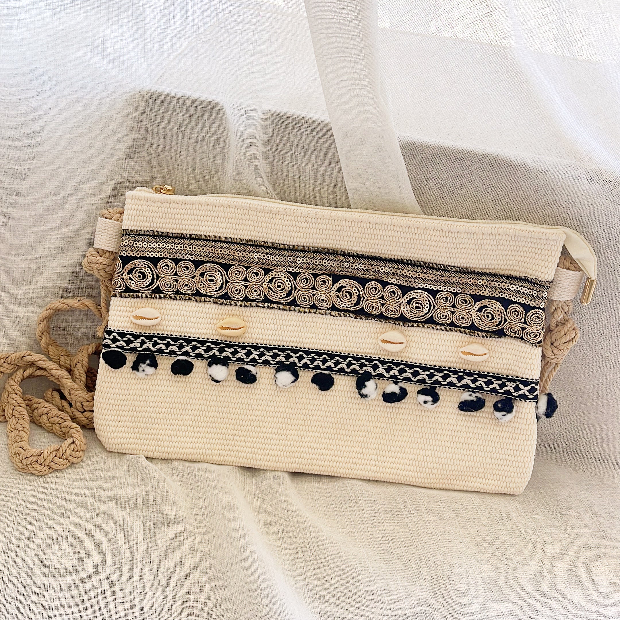 Offwhite Zéphyr Sahel Clutch