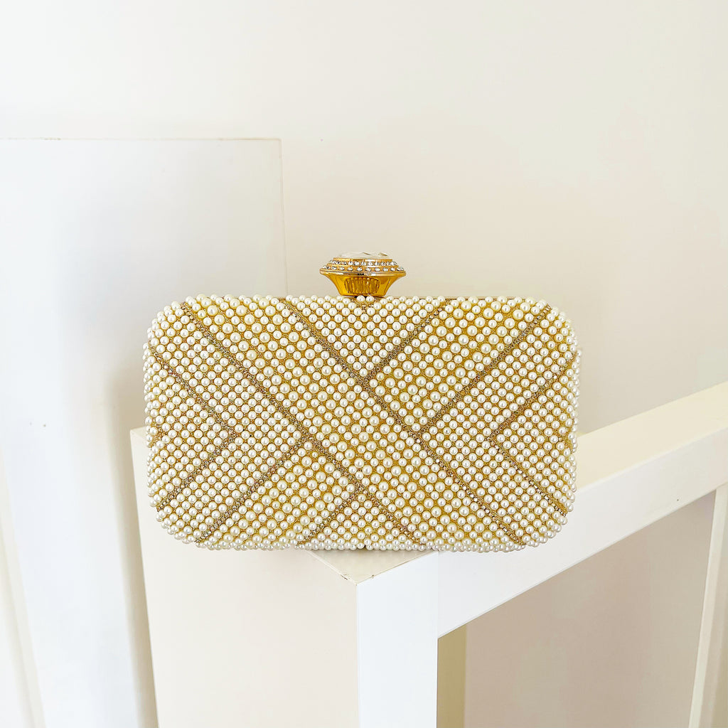 Gold Orvella Clutch