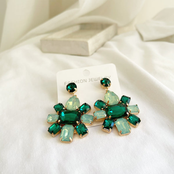 Green Earrings