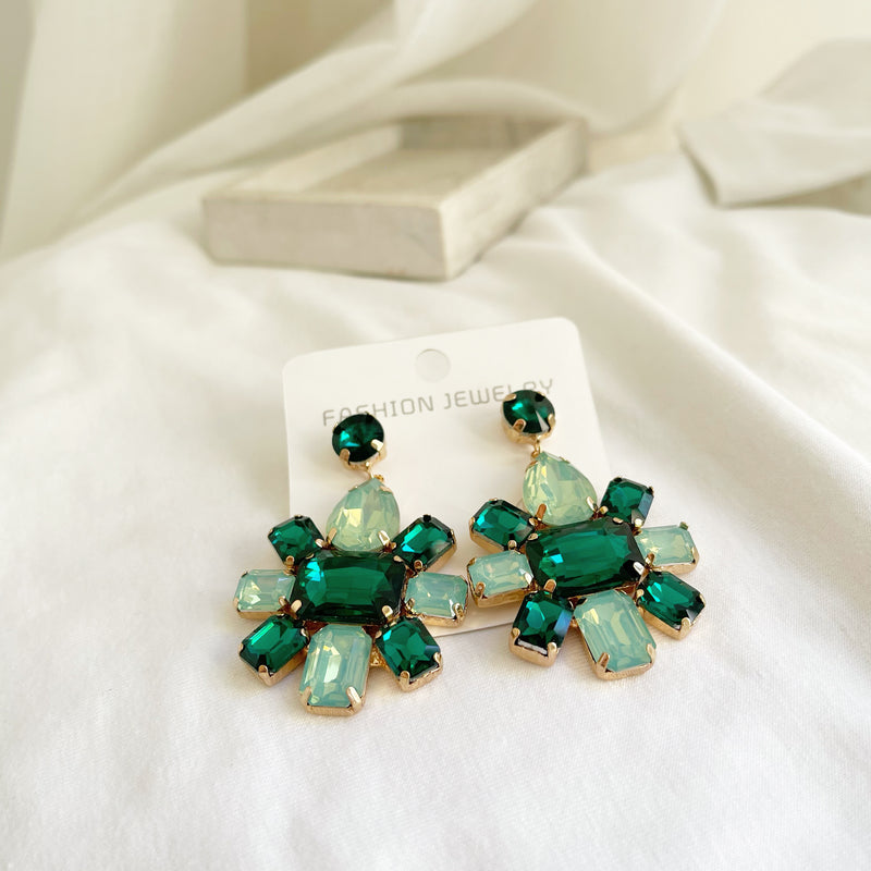 Green Earrings