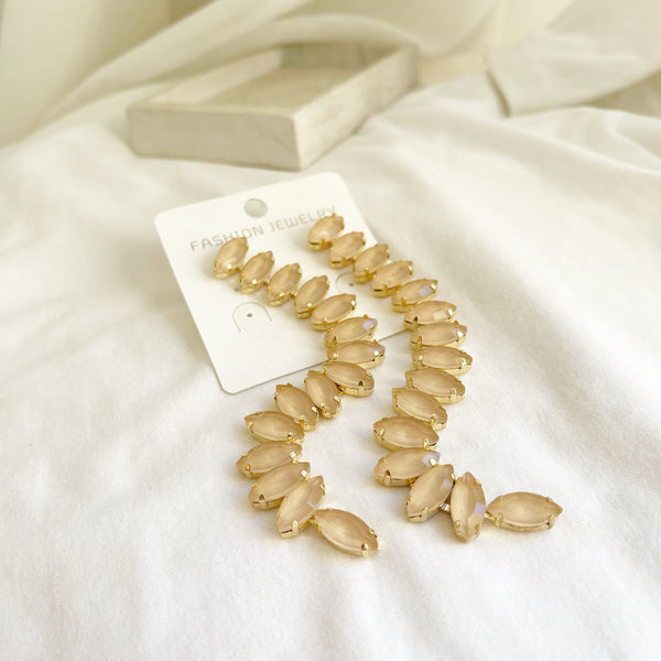 Beige Earrings