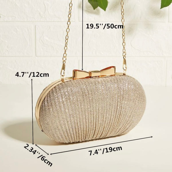 Gold Bow Clutch