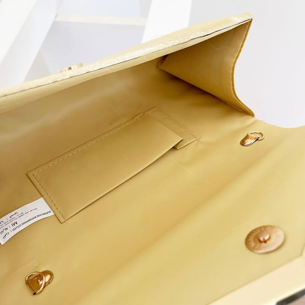 Gold Prisma Clutch