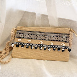 Beige Zéphyr Sahel Clutch