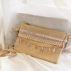 Beige Coastline Sahel Clutch