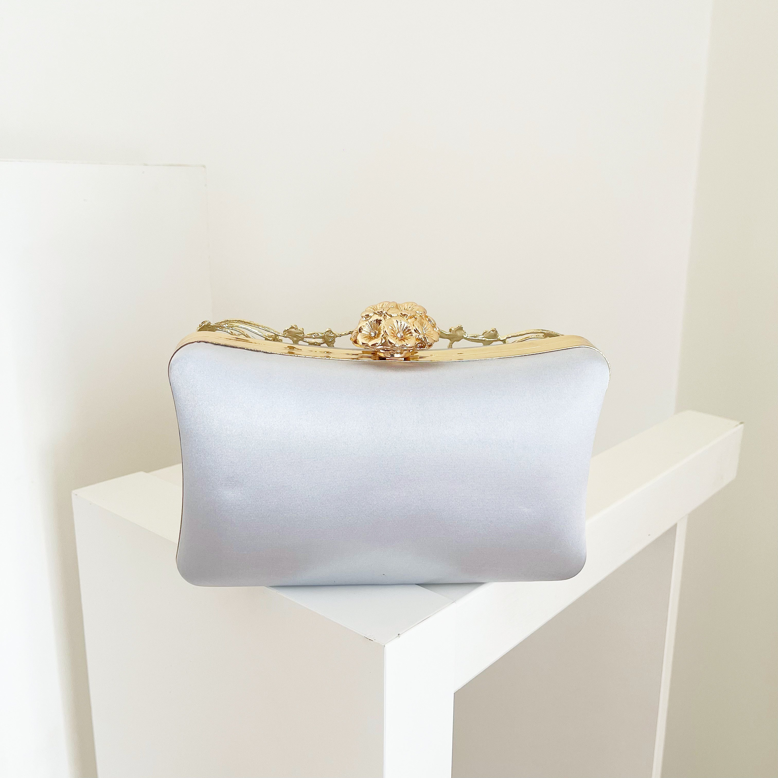 Silver Evolette Clutch