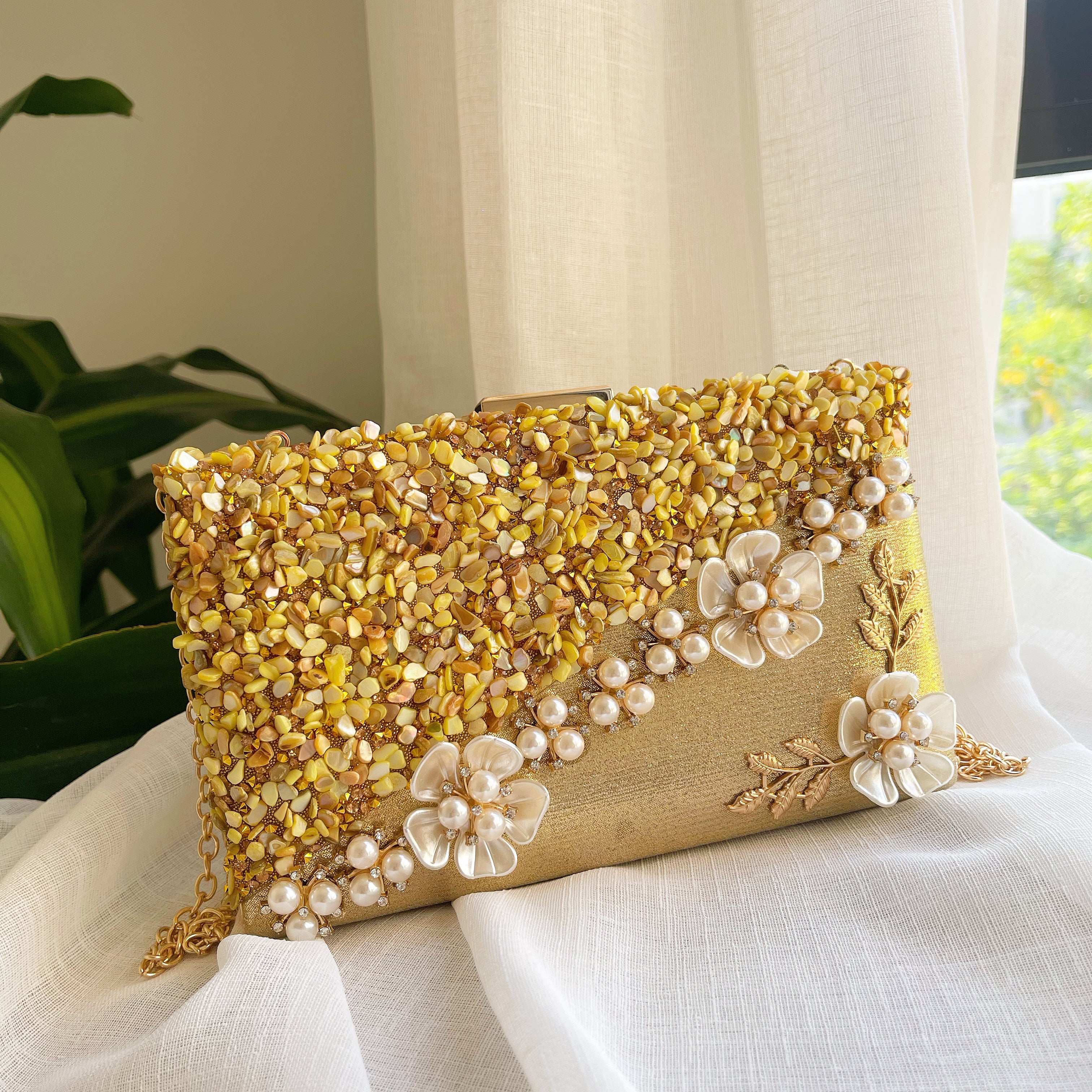 Gold Rosecroft Clutch