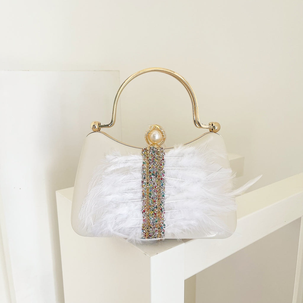 Apricot Feora Clutch