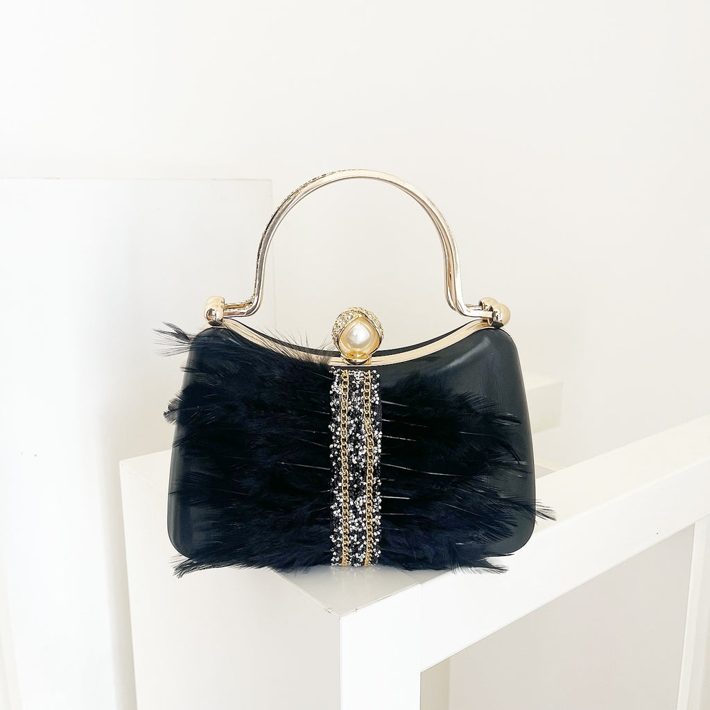 Black Feora Clutch