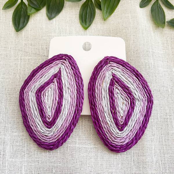 Mauve Seashell Earrings