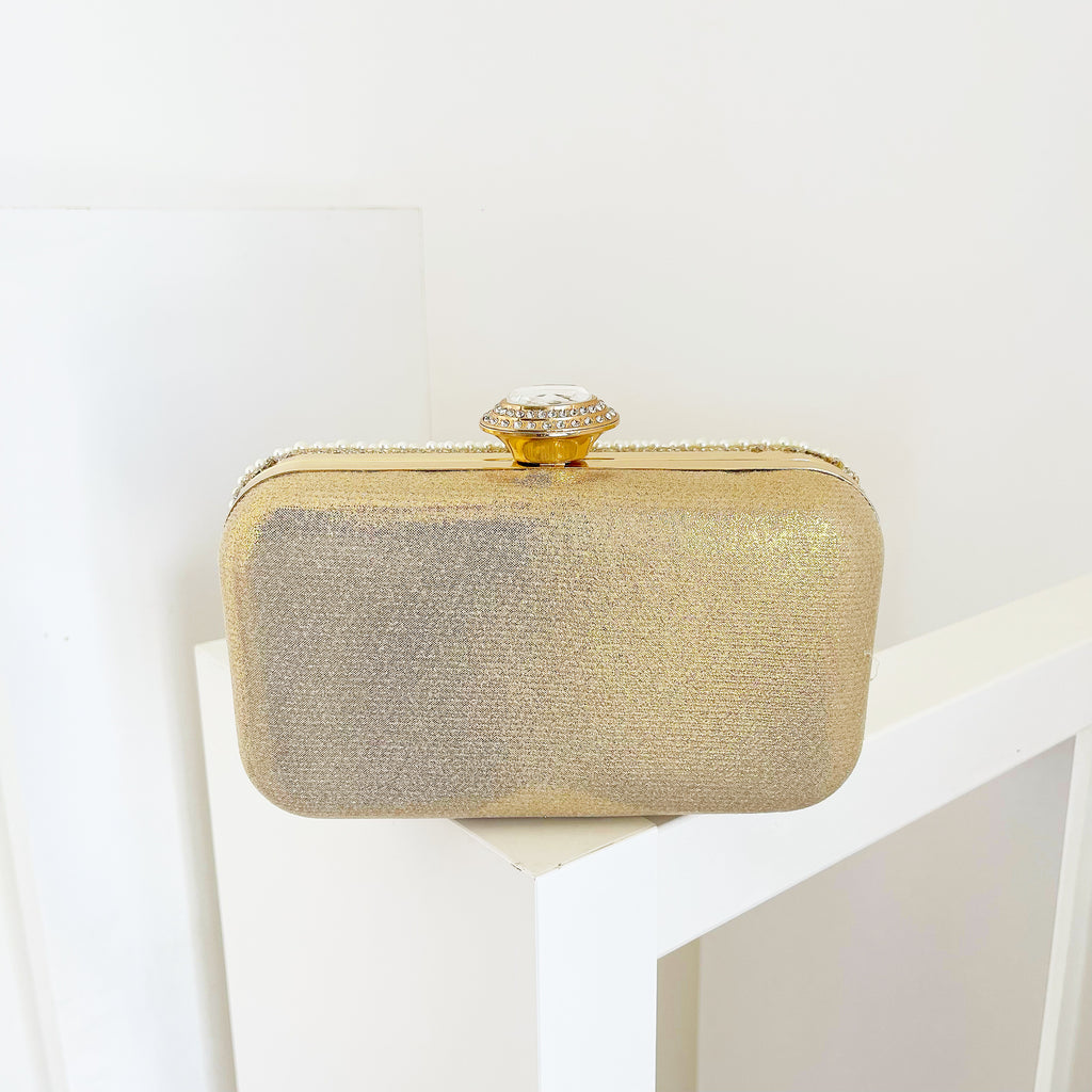 Gold Orvella Clutch
