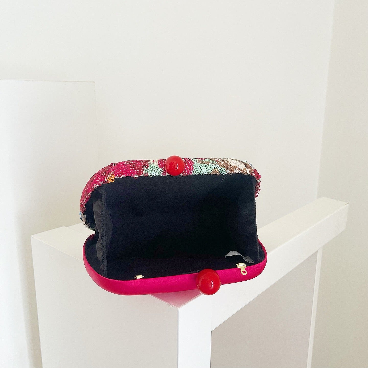 Hot Pink Floriva Clutch