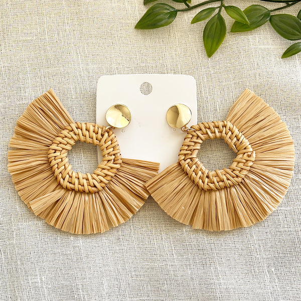 Beige Soleah Earrings