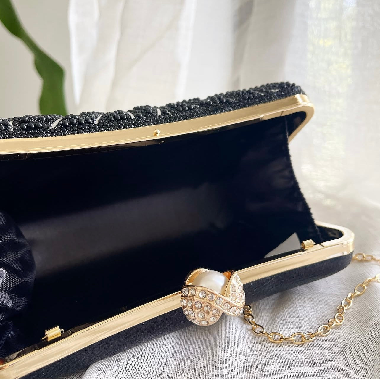 Black Pearls Clutch
