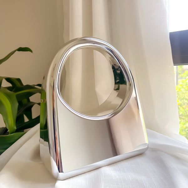 Silver Halo Clutch