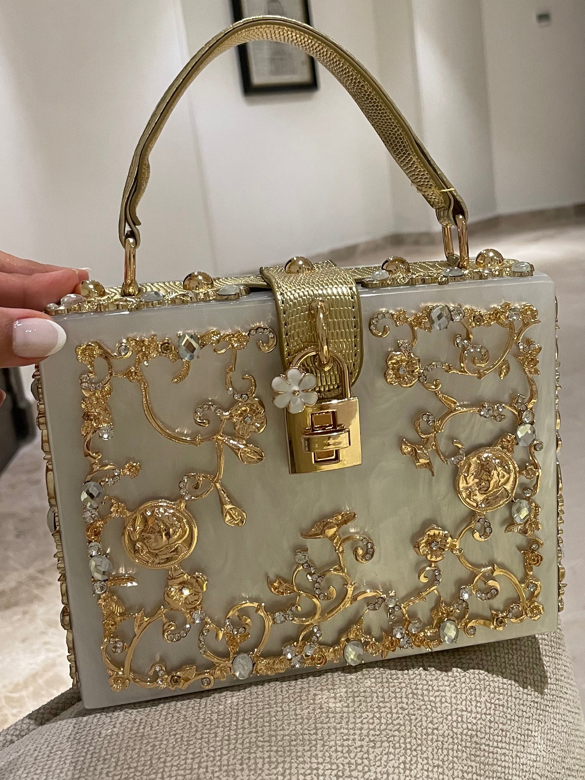 The Must Have Creamy White Masterpiece Clutch