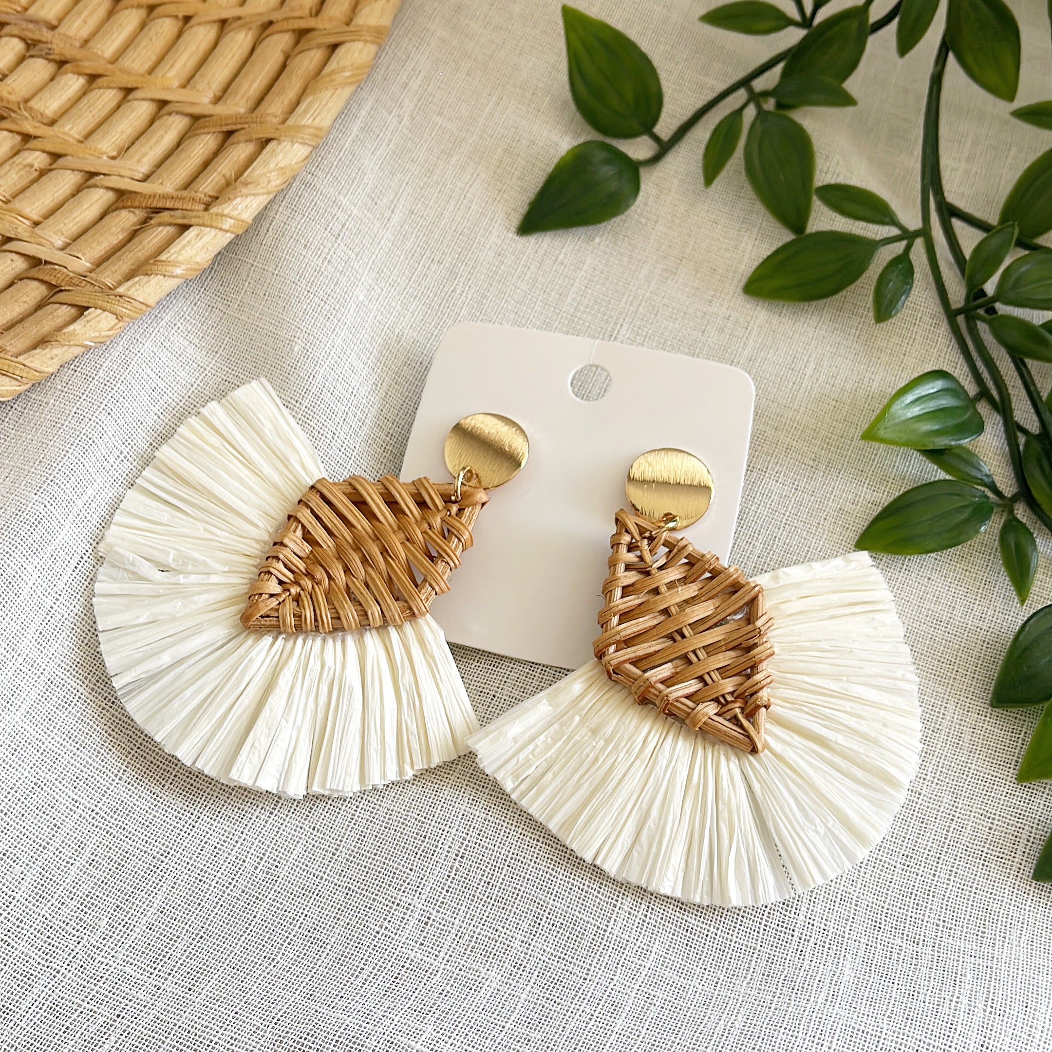 White Dune Earrings