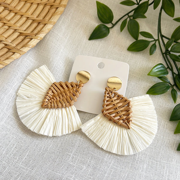 White Dune Earrings