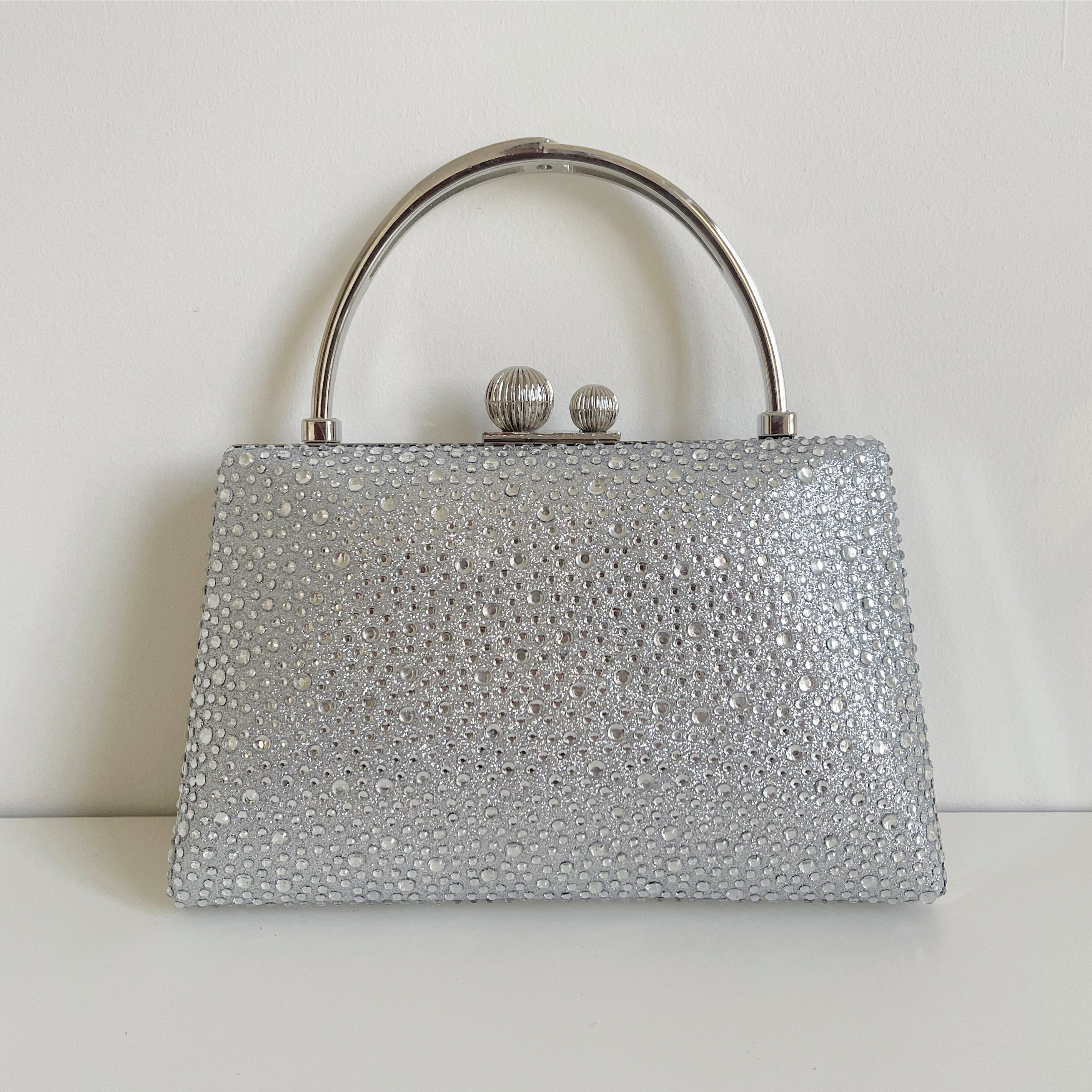 Silver Royelle Clutch