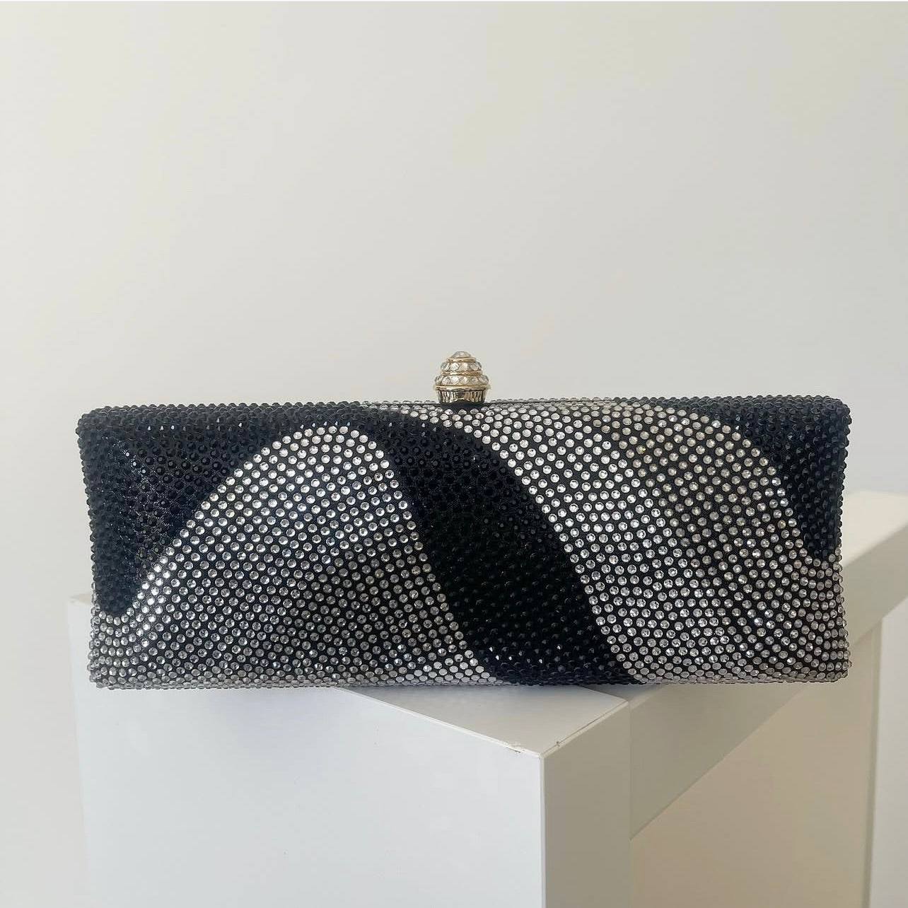 Black Bareeq Clutch