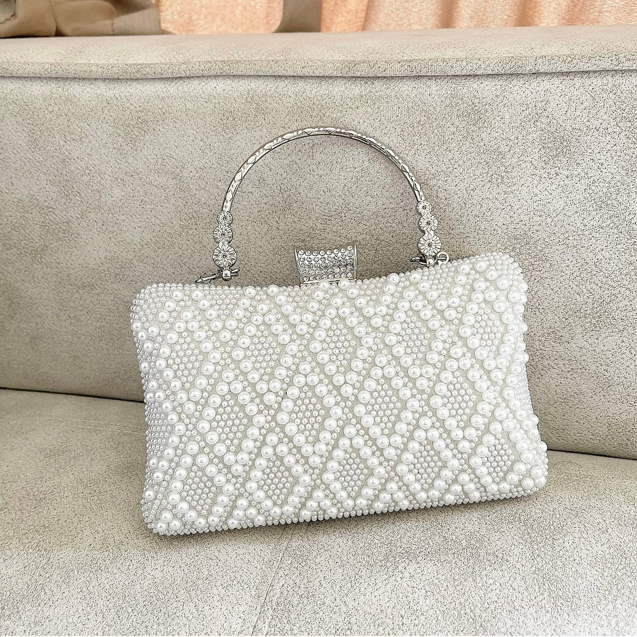 Silver Khatun Clutch