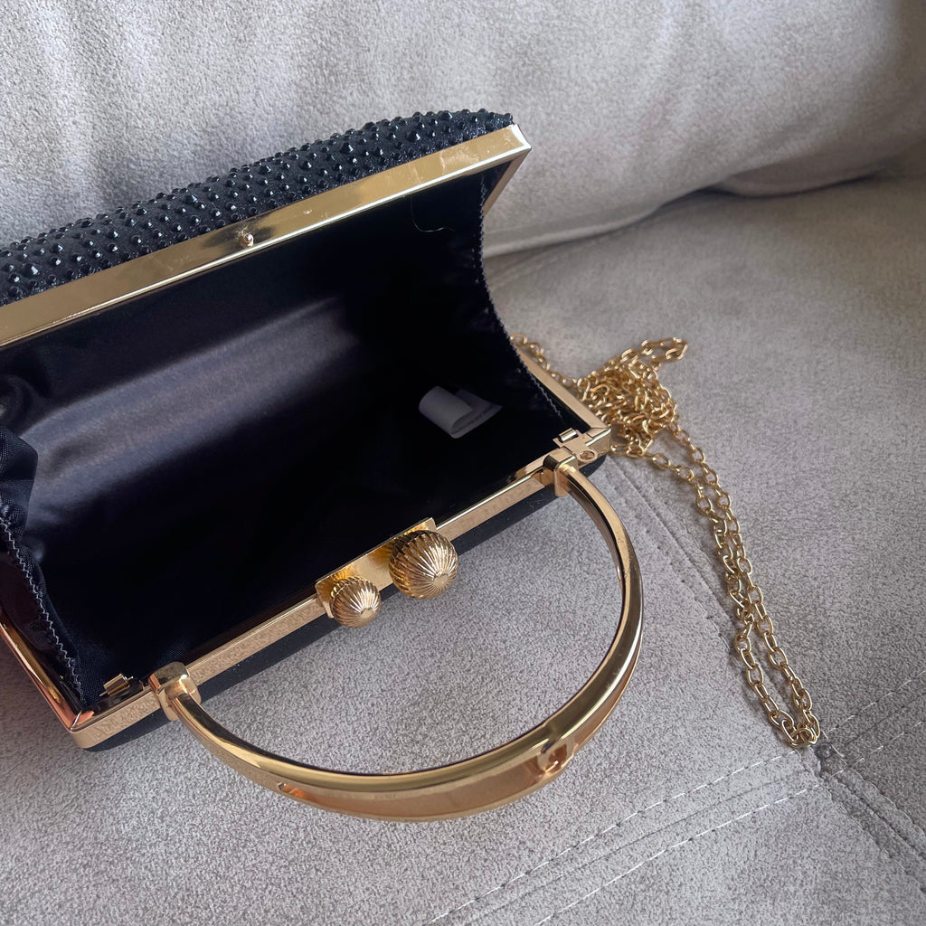 Black Royelle Clutch