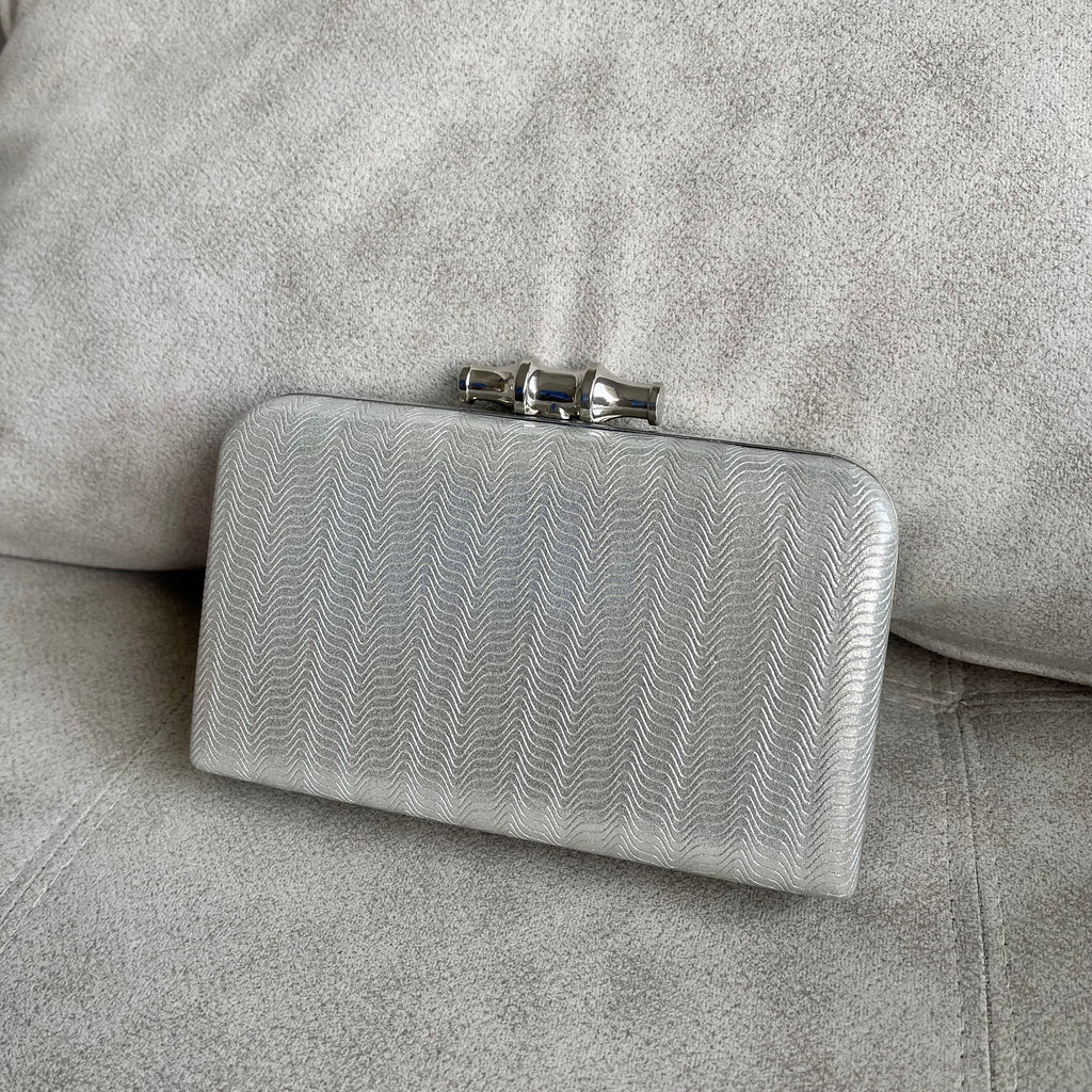Silver Frostelle Clutch