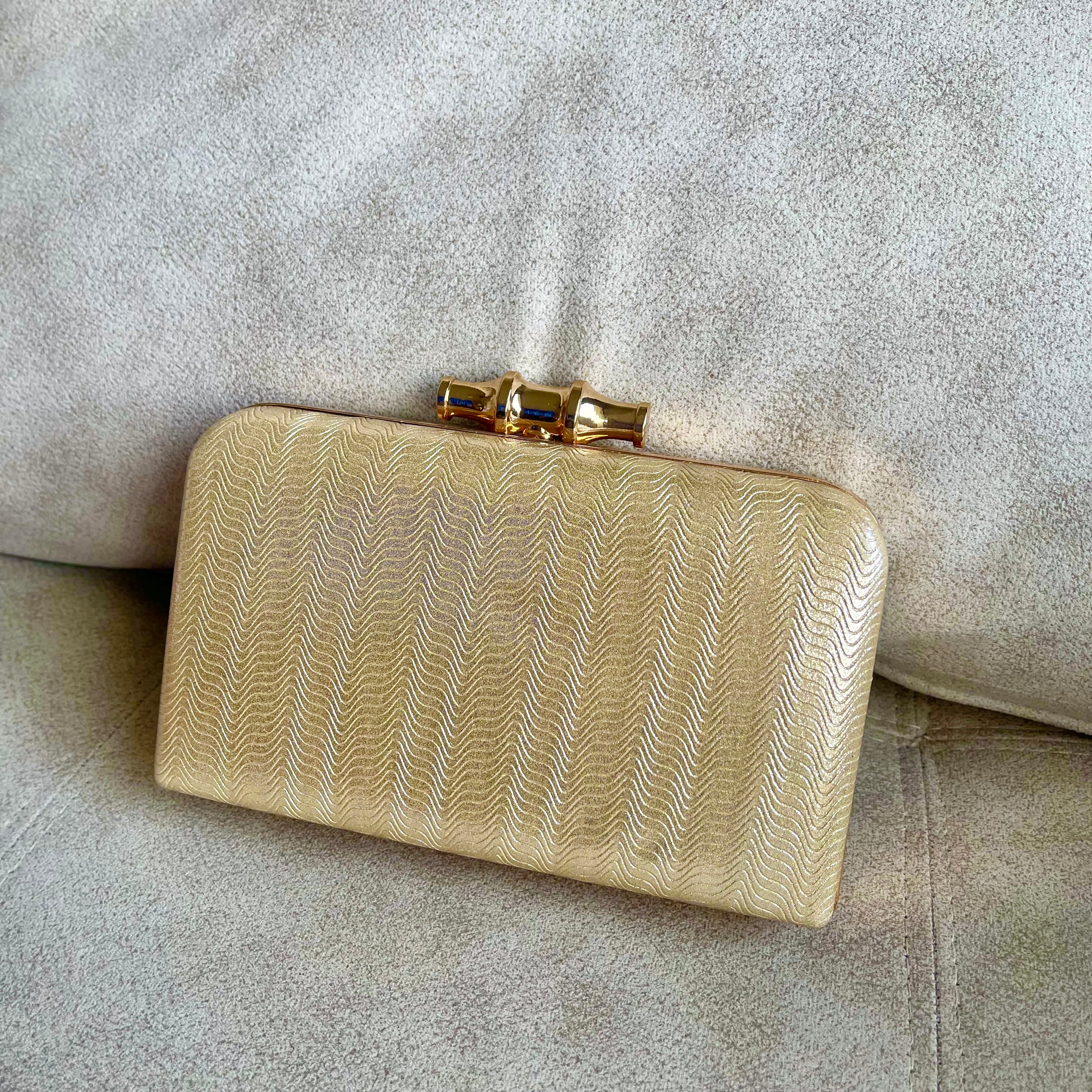 Gold Frostelle Clutch