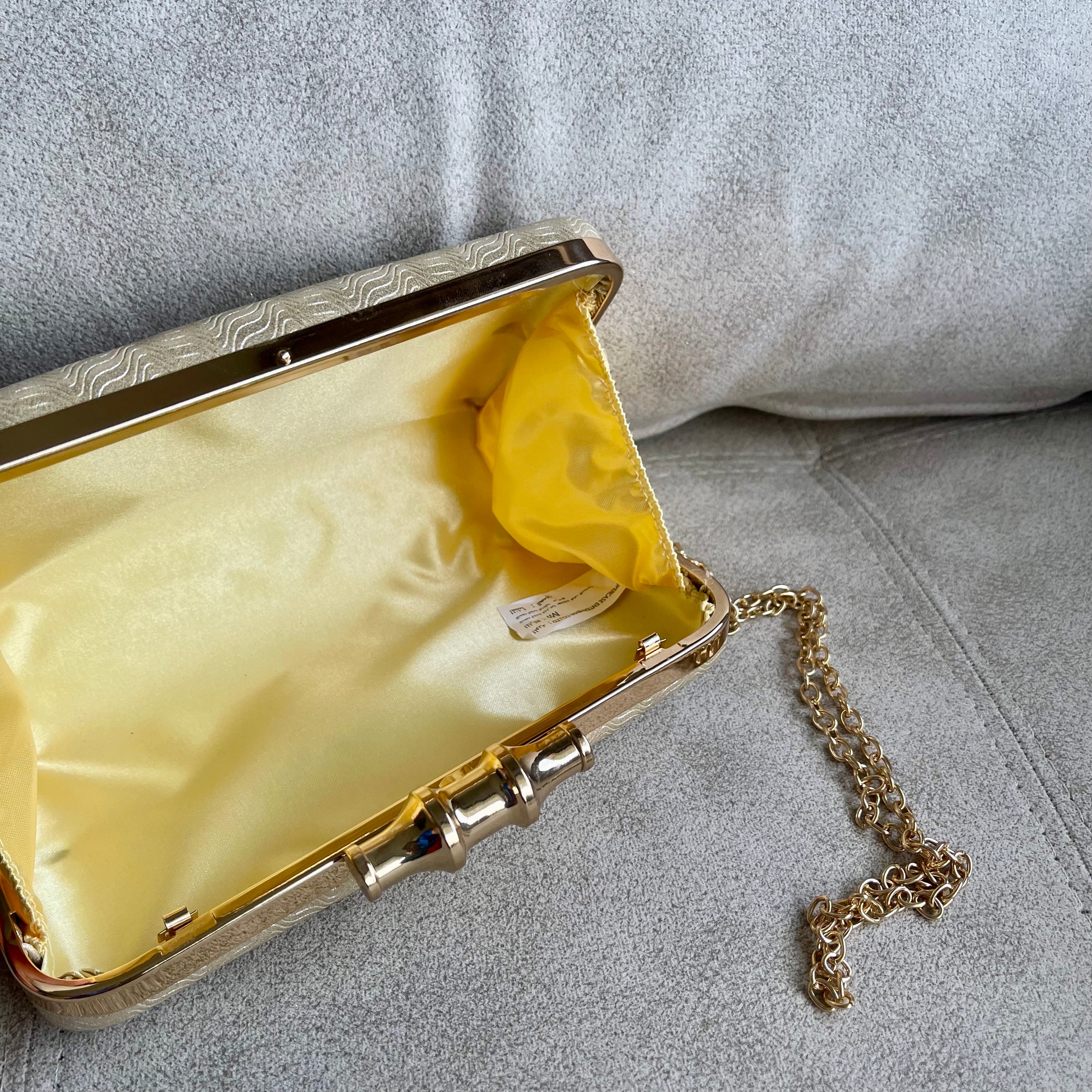 Gold Frostelle Clutch