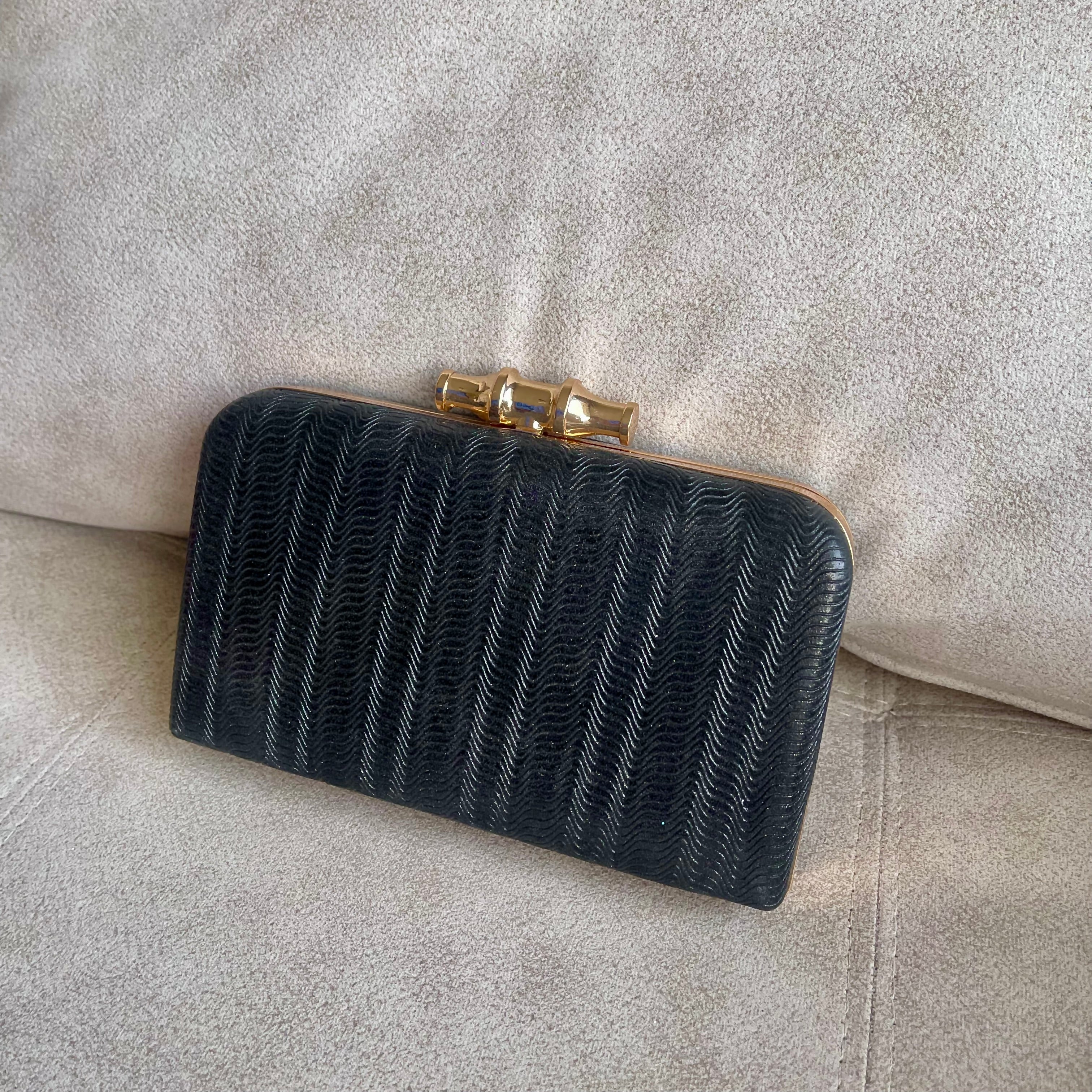 Black Frostelle Clutch