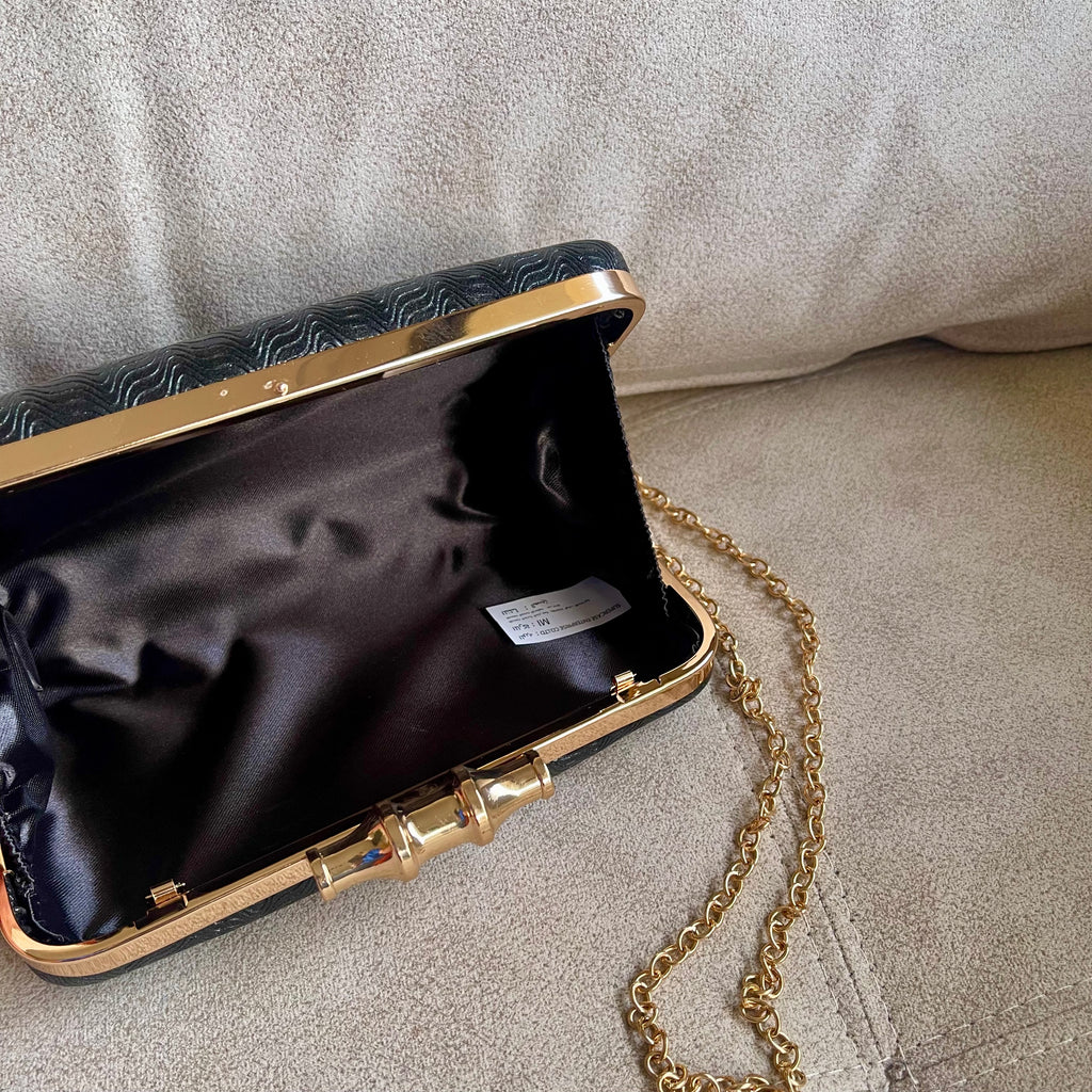 Black Frostelle Clutch