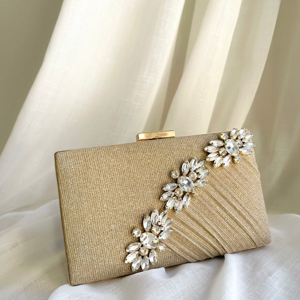 Gold Noctera Clutch