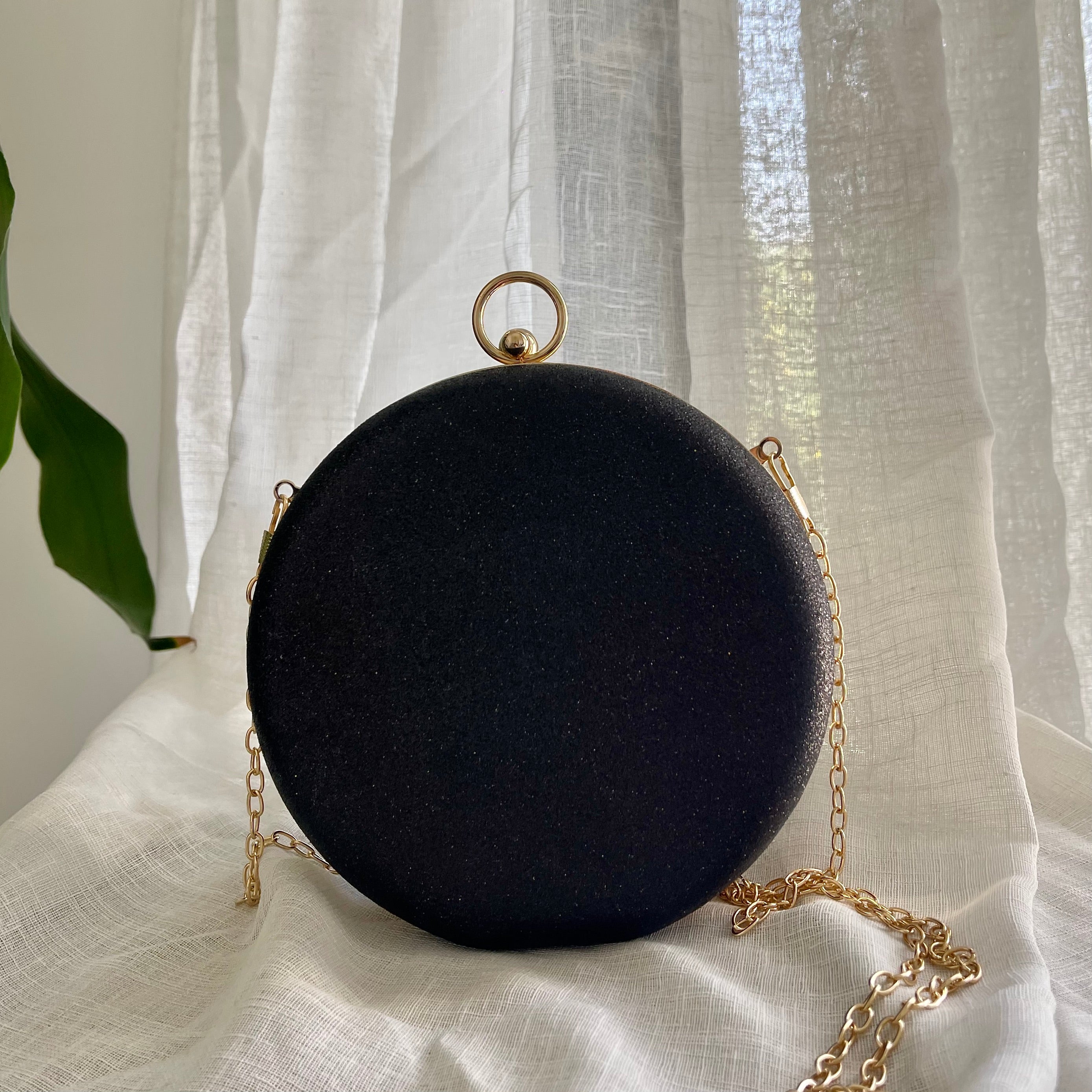 Black Sphere Clutch