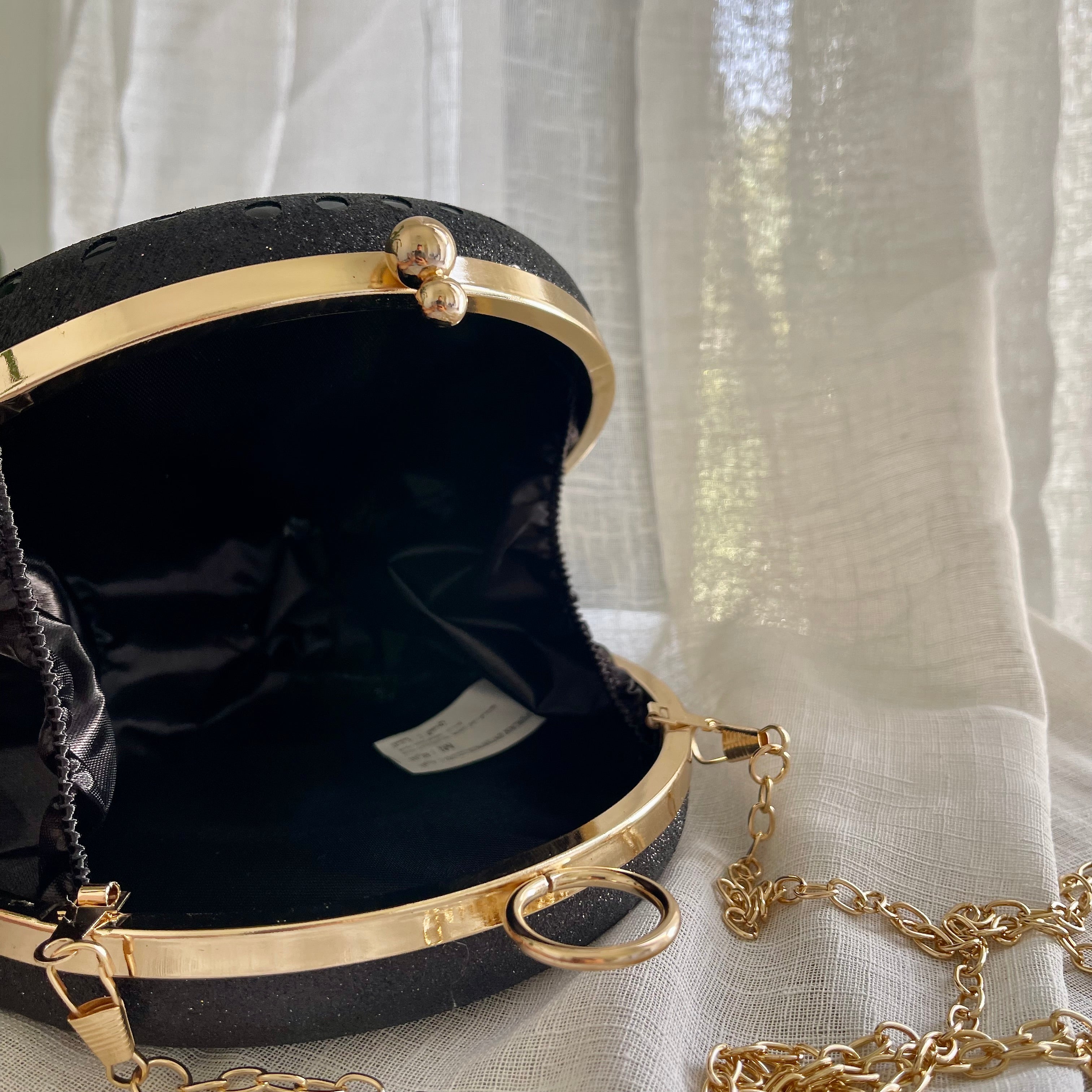 Black Sphere Clutch