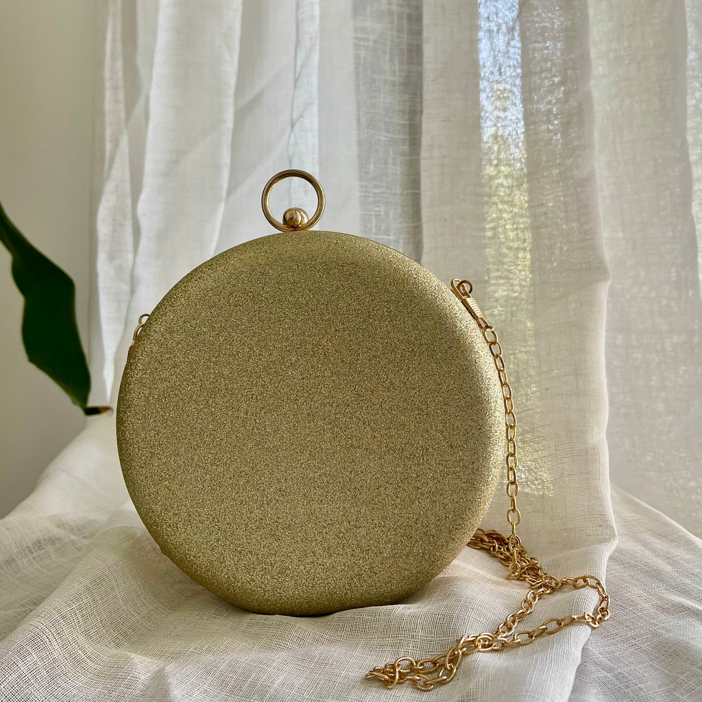 Gold Sphere Clutch