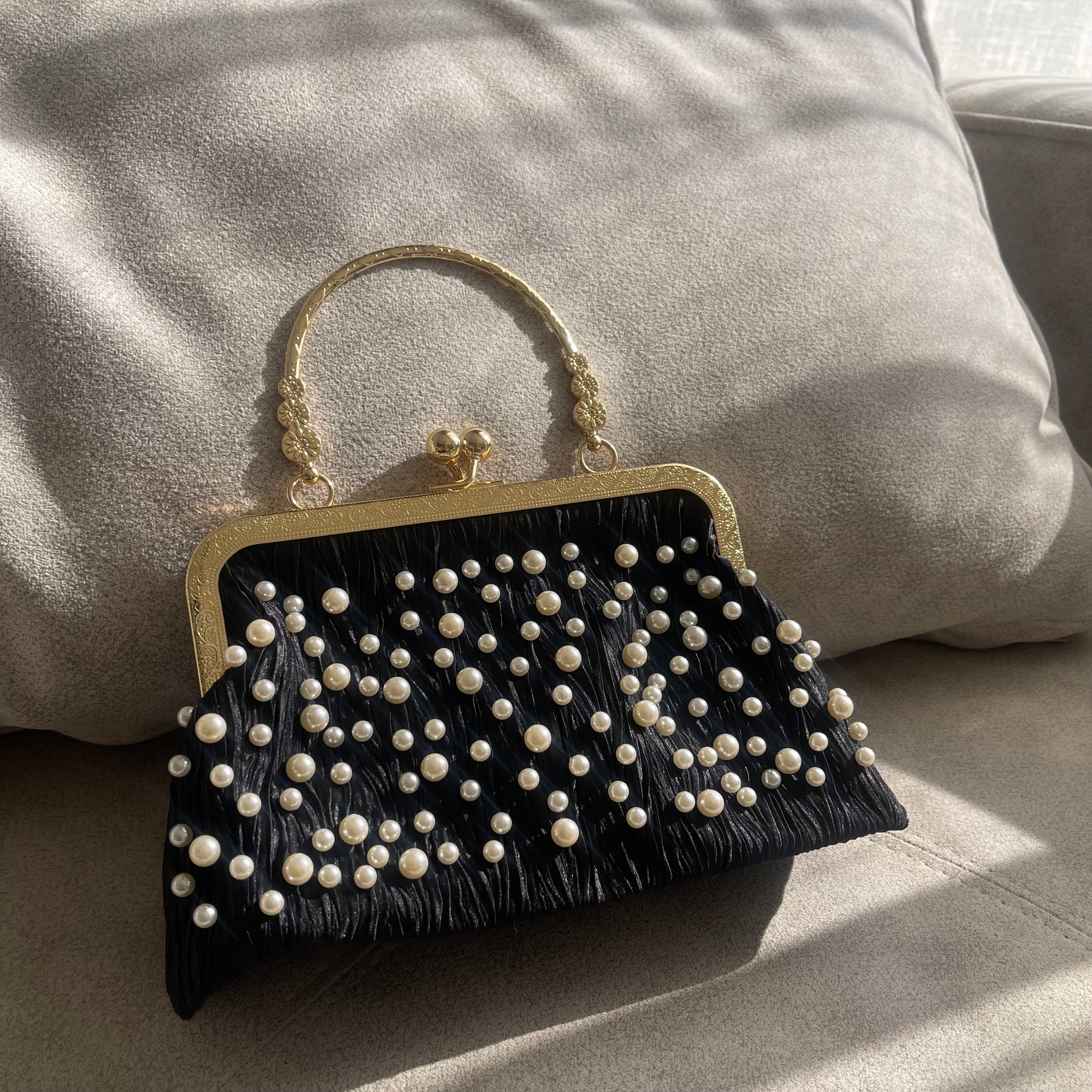 Black Cordelia Clutch