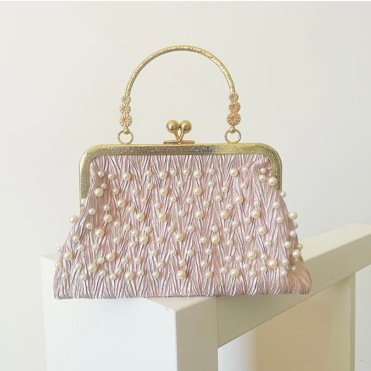 Pink Cordelia Clutch