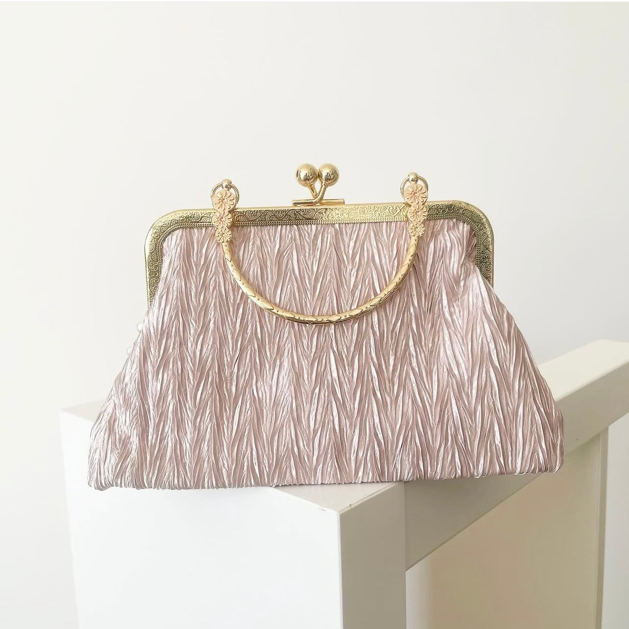 Pink Cordelia Clutch