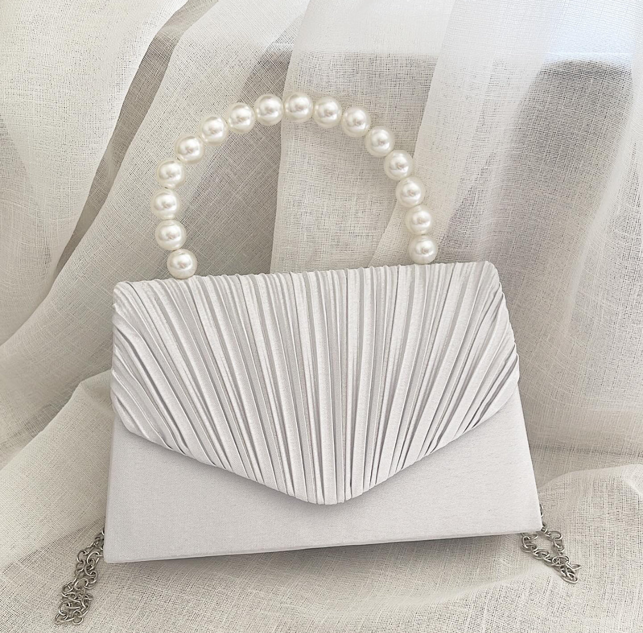 Silver Elysian Clutch