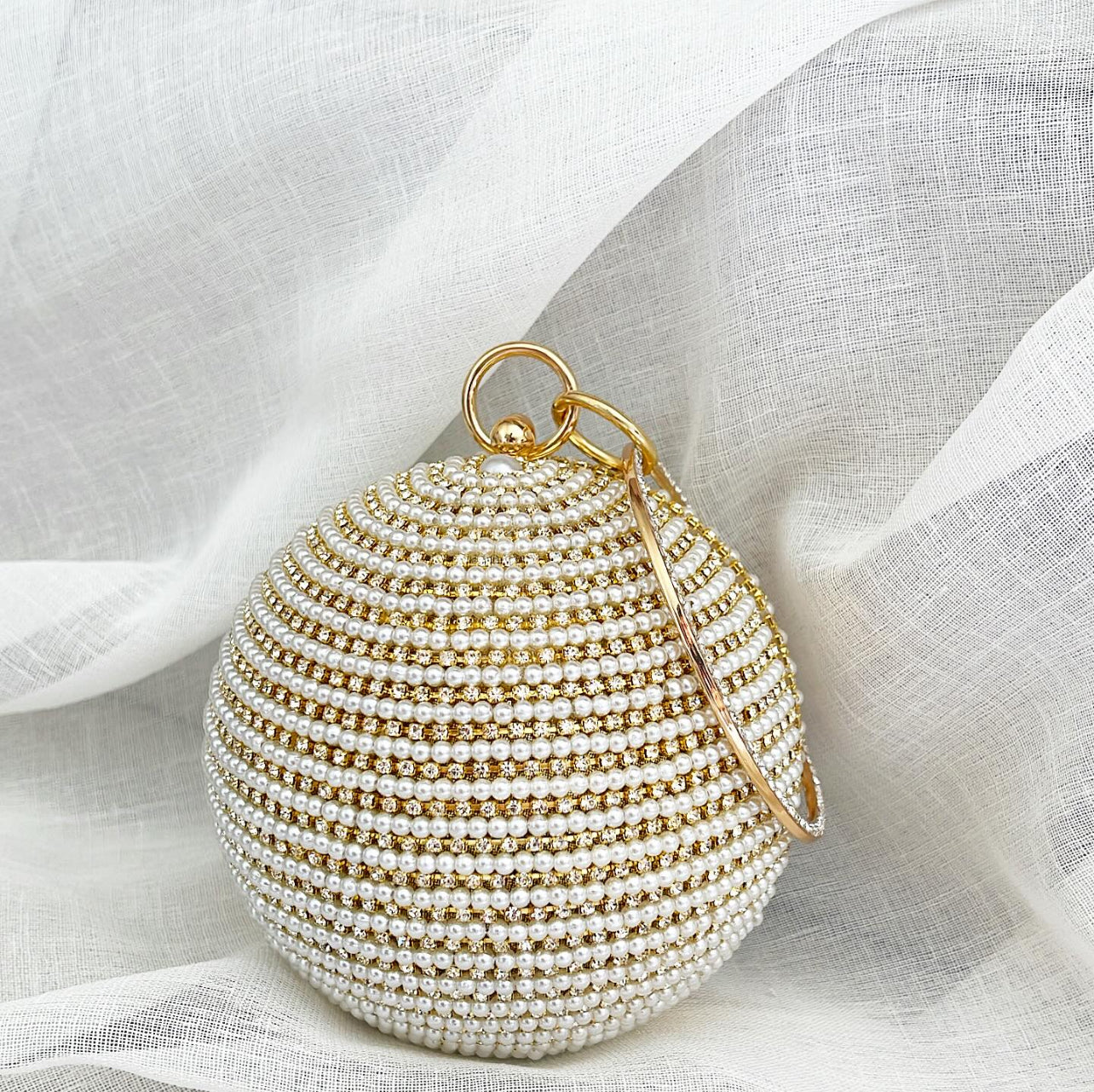 Gold Bijou Clutch
