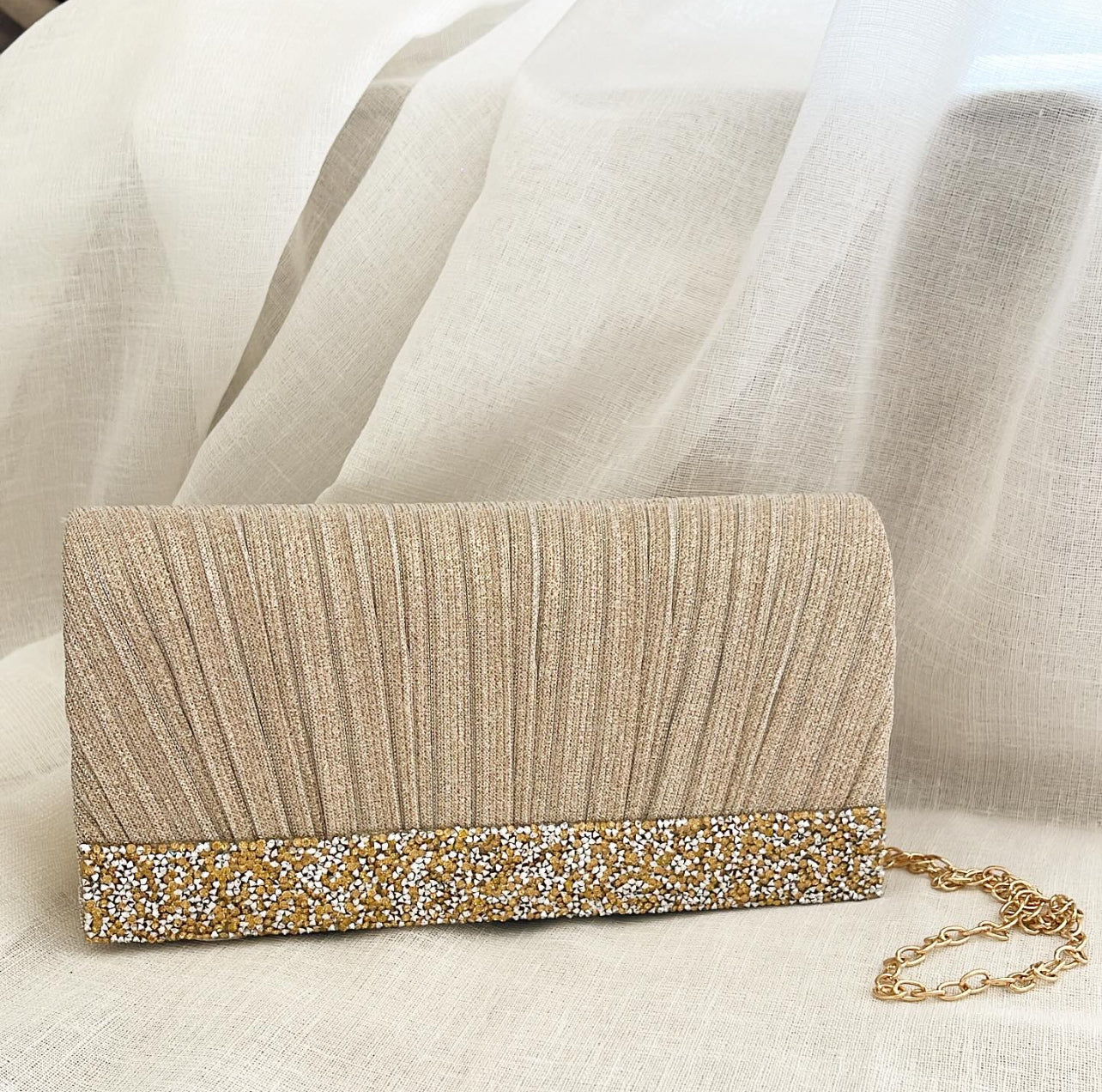 Gold Sirélle Clutch