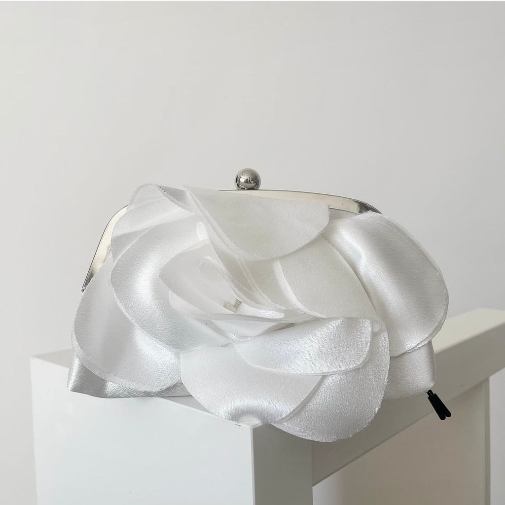 White BLOOM Clutch