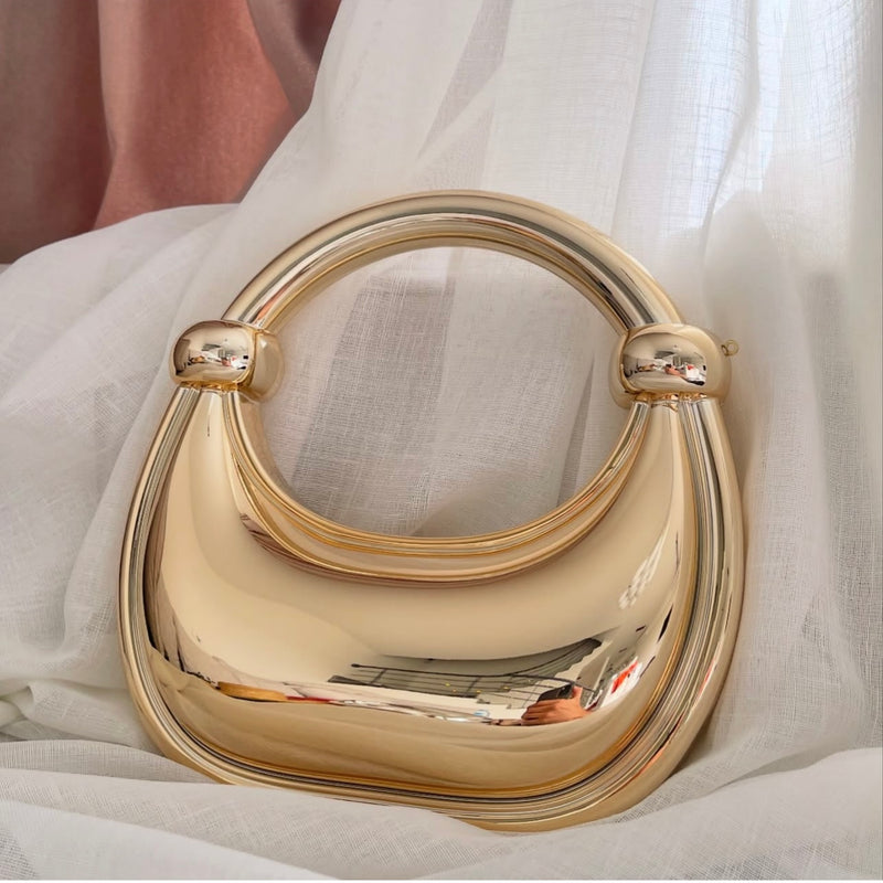 Gold Mirelle Clutch